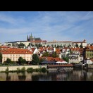 Prager Burg und Veitsdom von der Karlsbrücke aus gesehen